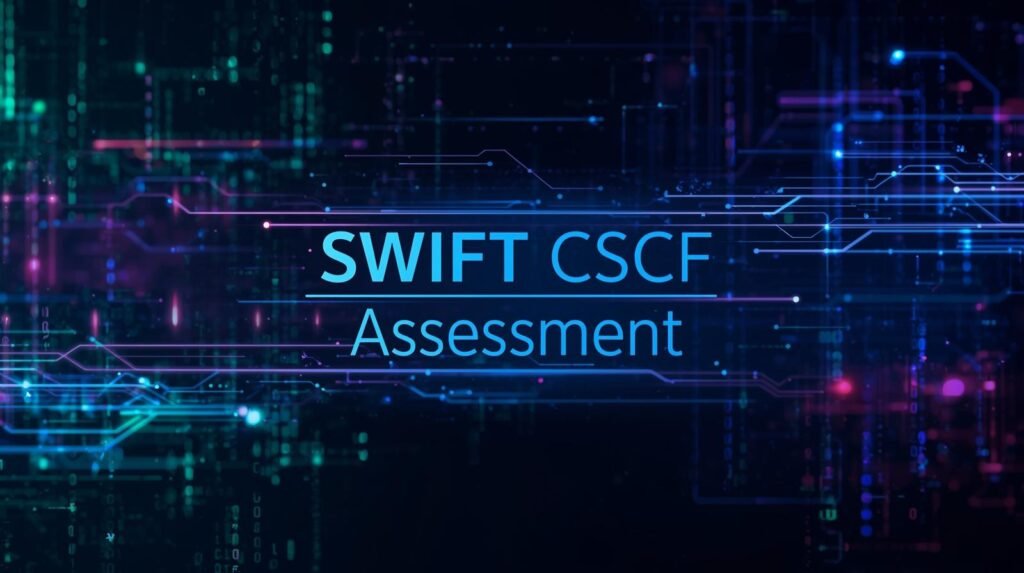 cybersecurity image with SWIFT CSCF Assessmentwriiten